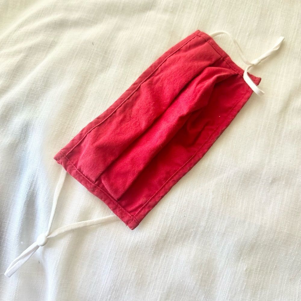 Old navy red face mask